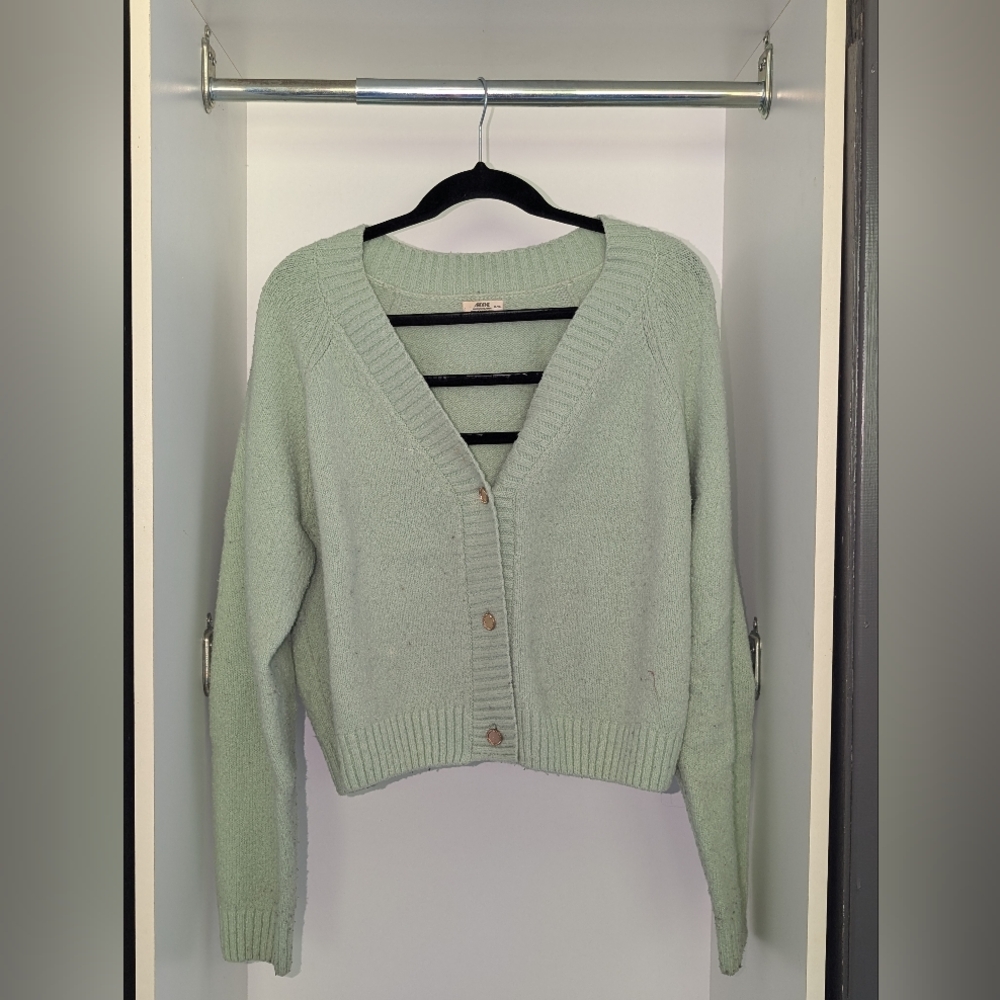 Cute green cardigan